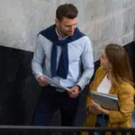 colleagues going up stairs ap tax compliance cevinio ap automation blog